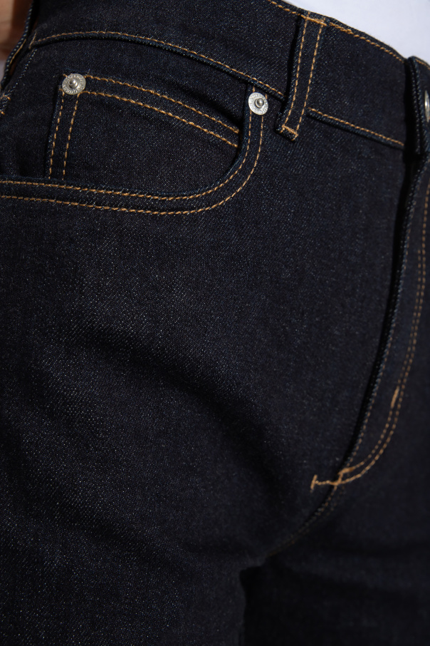 【関税&送料込】Alexander Mcqueen Flared Jeans With Turn-Ups Alexander McQueen Flared jeans with turn-ups at the waist